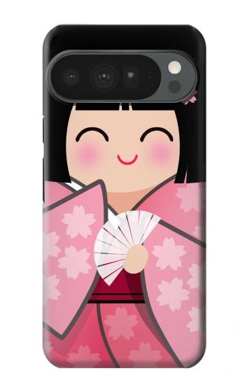S3042 Japan Girl Hina Doll Kimono Sakura Hülle Schutzhülle Taschen für Google Pixel 10 Pro XL