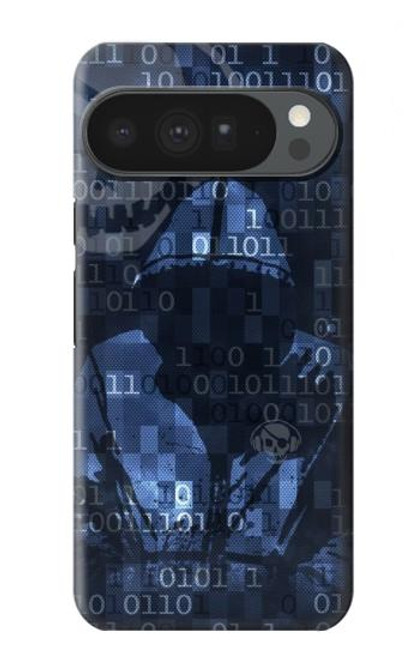 S3431 Digital Code Cyber Hacker Hülle Schutzhülle Taschen für Google Pixel 10 Pro XL