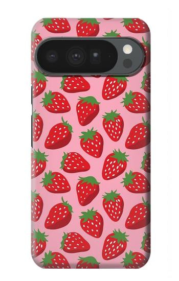 S3719 Strawberry Pattern Hülle Schutzhülle Taschen für Google Pixel 10 Pro XL