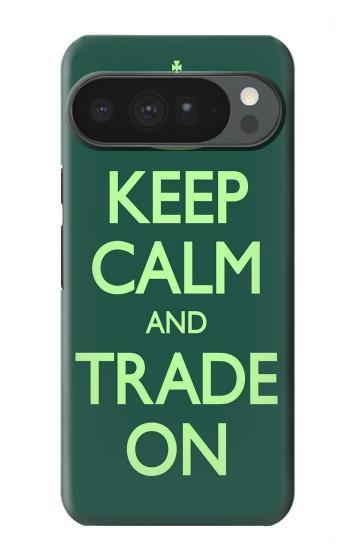 S3862 Keep Calm and Trade On Hülle Schutzhülle Taschen für Google Pixel 10 Pro XL