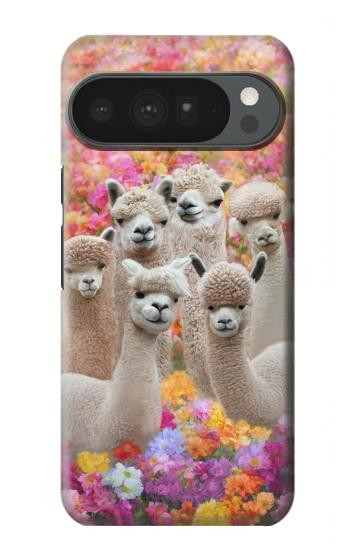 S3916 Alpaca Family Baby Alpaca Hülle Schutzhülle Taschen für Google Pixel 10 Pro XL