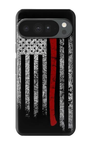 S3958 Firefighter Axe Flag Hülle Schutzhülle Taschen für Google Pixel 10 Pro XL