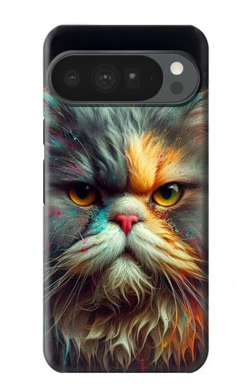 S3971 Cat Painted Color Hülle Schutzhülle Taschen für Google Pixel 10 Pro XL