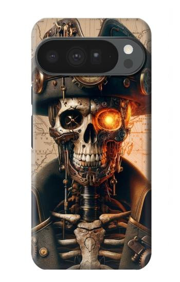 S4018 Steampunk Pirate Skull Hülle Schutzhülle Taschen für Google Pixel 10 Pro XL