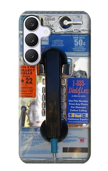 S0087 Payphone Hülle Schutzhülle Taschen für Samsung Galaxy S25 FE