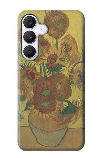 S0214 Van Gogh Vase Fifteen Sunflowers Hülle Schutzhülle Taschen für Samsung Galaxy S25 FE, S26 FE