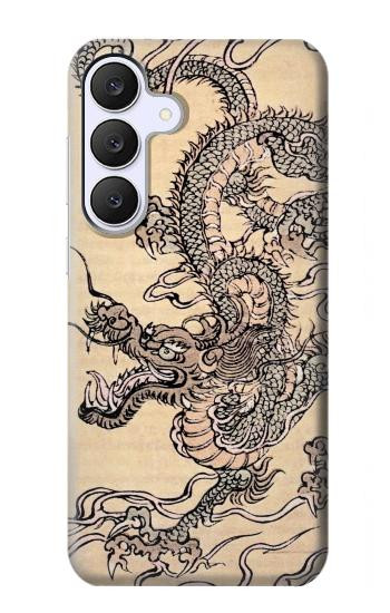 S0318 Antique Dragon Hülle Schutzhülle Taschen für Samsung Galaxy S25 FE