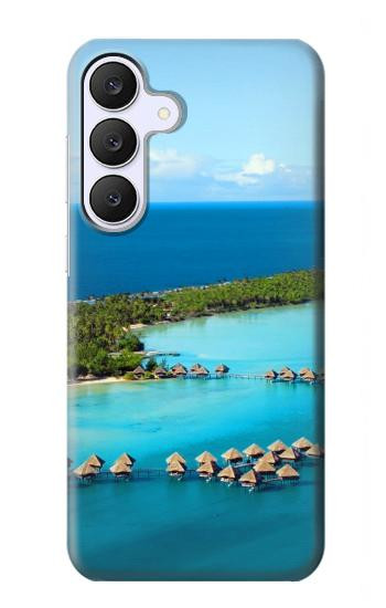 S0844 Bora Bora Island Hülle Schutzhülle Taschen für Samsung Galaxy S25 FE