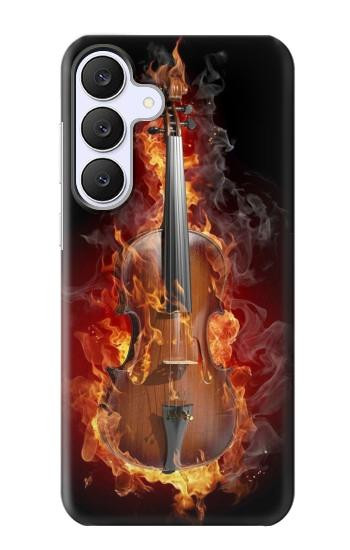 S0864 Fire Violin Hülle Schutzhülle Taschen für Samsung Galaxy S25 FE