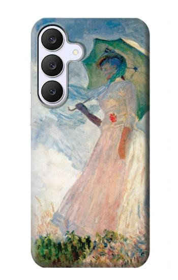 S0998 Claude Monet Woman with a Parasol Hülle Schutzhülle Taschen für Samsung Galaxy S25 FE