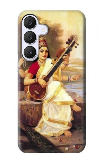 S1420 Saraswati Hindu Goddess Hülle Schutzhülle Taschen für Samsung Galaxy S25 FE