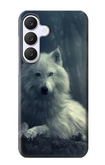 S1516 White Wolf Hülle Schutzhülle Taschen für Samsung Galaxy S25 FE