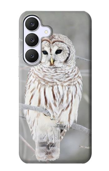 S1566 Snowy Owl White Owl Hülle Schutzhülle Taschen für Samsung Galaxy S25 FE