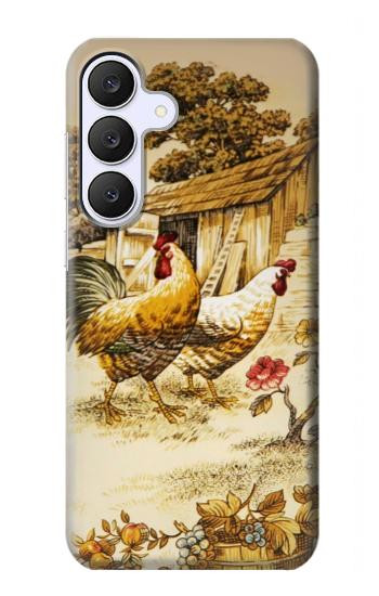 S2181 French Country Chicken Hülle Schutzhülle Taschen für Samsung Galaxy S25 FE