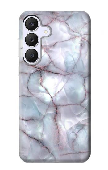 S2316 Dark Blue Marble Texture Graphic Print Hülle Schutzhülle Taschen für Samsung Galaxy S25 FE