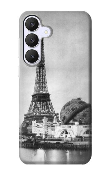 S2350 Old Paris Eiffel Tower Hülle Schutzhülle Taschen für Samsung Galaxy S25 FE