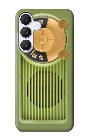 S2656 Vintage Bakelite Radio Green Hülle Schutzhülle Taschen für Samsung Galaxy S25 FE, S26 FE