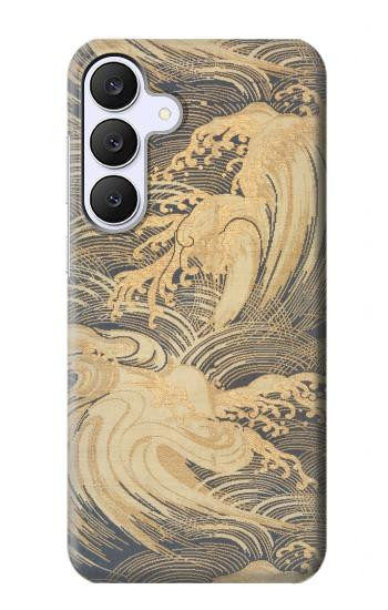 S2680 Japan Art Obi With Stylized Waves Hülle Schutzhülle Taschen für Samsung Galaxy S25 FE