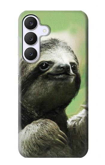 S2708 Smiling Sloth Hülle Schutzhülle Taschen für Samsung Galaxy S25 FE
