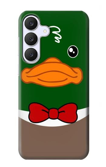 S2762 Green Head Mallard Duck Tuxedo Cartoon Hülle Schutzhülle Taschen für Samsung Galaxy S25 FE