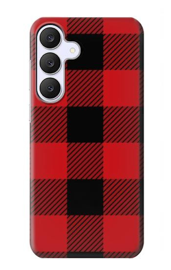 S2931 Red Buffalo Check Pattern Hülle Schutzhülle Taschen für Samsung Galaxy S25 FE
