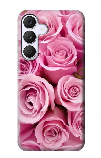 S2943 Pink Rose Hülle Schutzhülle Taschen für Samsung Galaxy S25 FE