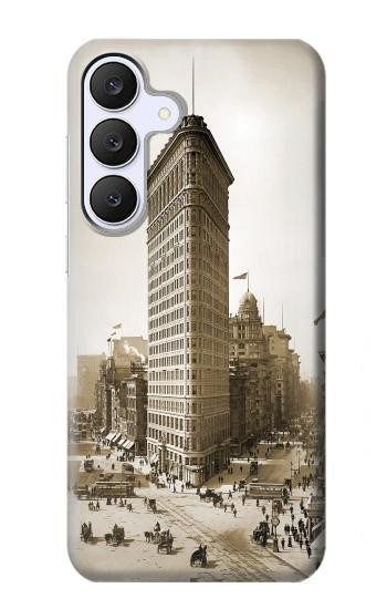 S3046 Old New York Flatiron Building Hülle Schutzhülle Taschen für Samsung Galaxy S25 FE, S26 FE