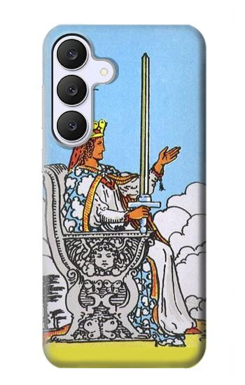 S3068 Tarot Card Queen of Swords Hülle Schutzhülle Taschen für Samsung Galaxy S25 FE