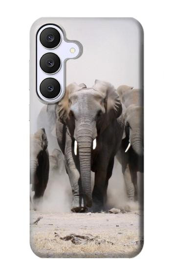 S3142 African Elephant Hülle Schutzhülle Taschen für Samsung Galaxy S25 FE, S26 FE