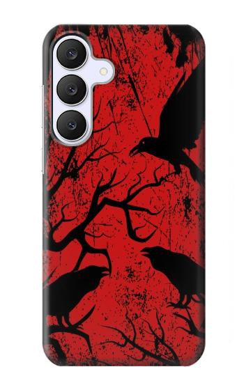 S3325 Crow Black Blood Tree Hülle Schutzhülle Taschen für Samsung Galaxy S25 FE, S26 FE