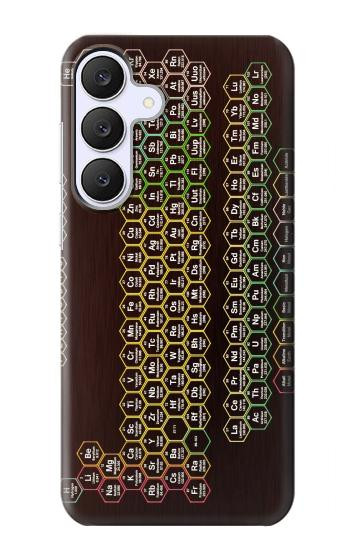 S3544 Neon Honeycomb Periodic Table Hülle Schutzhülle Taschen für Samsung Galaxy S25 FE