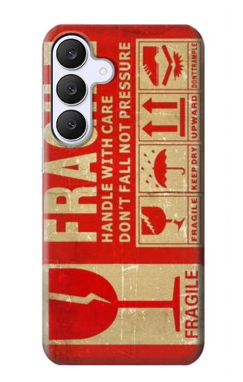 S3552 Vintage Fragile Label Art Hülle Schutzhülle Taschen für Samsung Galaxy S25 FE, S26 FE
