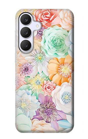S3705 Pastel Floral Flower Hülle Schutzhülle Taschen für Samsung Galaxy S25 FE, S26 FE