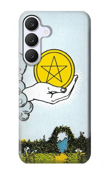S3722 Tarot Card Ace of Pentacles Coins Hülle Schutzhülle Taschen für Samsung Galaxy S25 FE, S26 FE