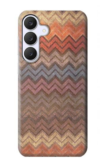 S3752 Zigzag Fabric Pattern Graphic Printed Hülle Schutzhülle Taschen für Samsung Galaxy S25 FE