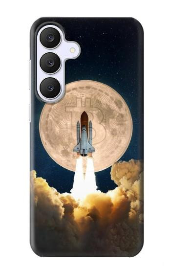 S3859 Bitcoin to the Moon Hülle Schutzhülle Taschen für Samsung Galaxy S25 FE, S26 FE