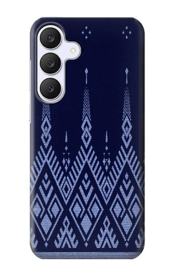 S3950 Textile Thai Blue Pattern Hülle Schutzhülle Taschen für Samsung Galaxy S25 FE