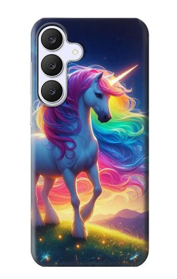 S3977 Colorful Unicorn Hülle Schutzhülle Taschen für Samsung Galaxy S25 FE, S26 FE