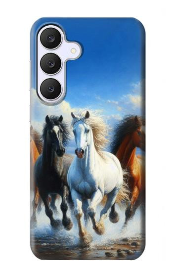 S3996 Horse Running Hülle Schutzhülle Taschen für Samsung Galaxy S25 FE