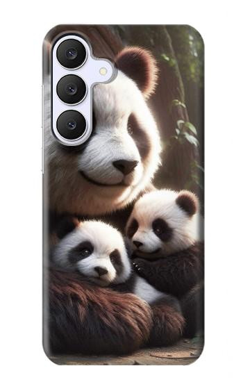 S4008 Panda Family Hülle Schutzhülle Taschen für Samsung Galaxy S25 FE