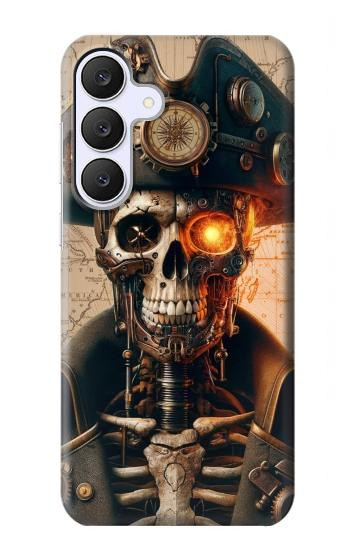 S4018 Steampunk Pirate Skull Hülle Schutzhülle Taschen für Samsung Galaxy S25 FE