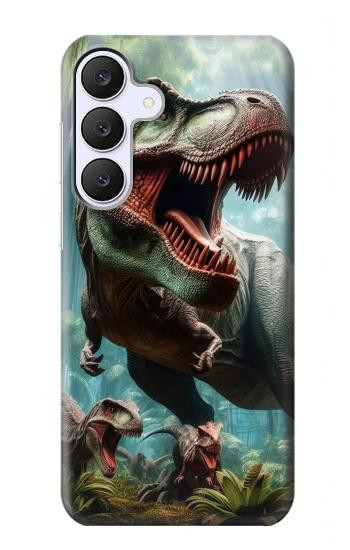 S4021 T-rex Dinosaur Jurassic Hülle Schutzhülle Taschen für Samsung Galaxy S25 FE