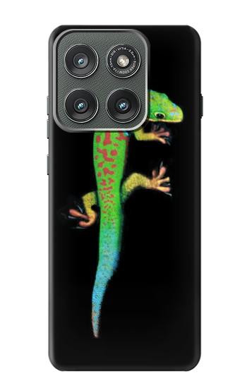 S0125 Green Madagascan Gecko Hülle Schutzhülle Taschen für Motorola Edge (2025)