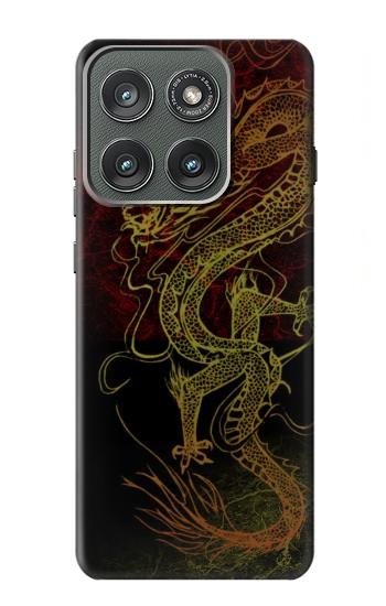 S0354 Chinese Dragon Hülle Schutzhülle Taschen für Motorola Edge (2025)