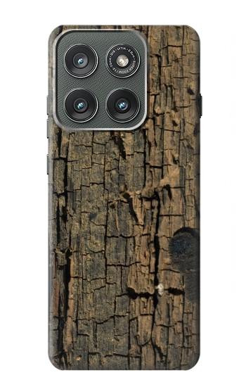 S0598 Wood Graphic Printed Hülle Schutzhülle Taschen für Motorola Edge (2025)