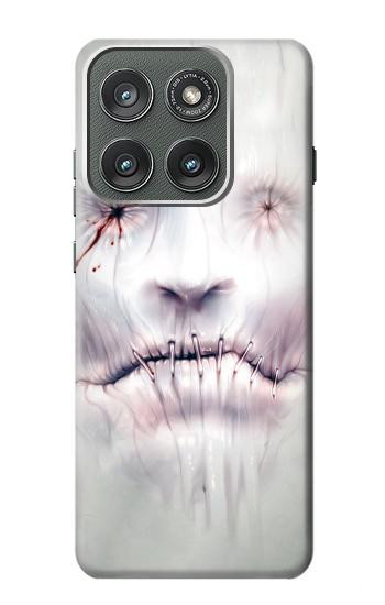 S0884 Horror Face Hülle Schutzhülle Taschen für Motorola Edge (2025)