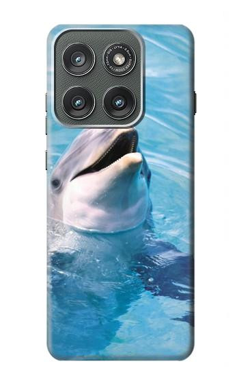 S1291 Dolphin Hülle Schutzhülle Taschen für Motorola Edge (2025)