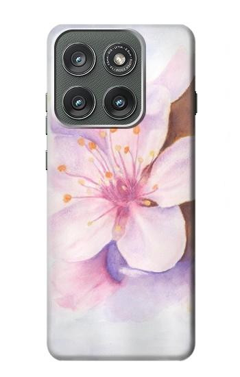 S1415 Sakura Blossom Art Hülle Schutzhülle Taschen für Motorola Edge (2025)