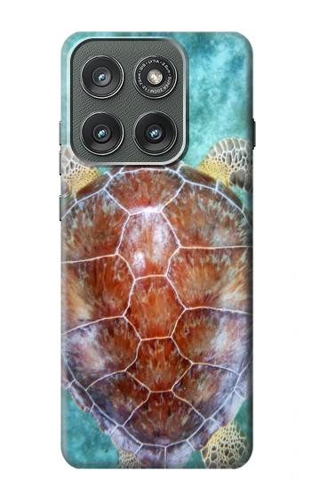 S1424 Sea Turtle Hülle Schutzhülle Taschen für Motorola Edge (2025)