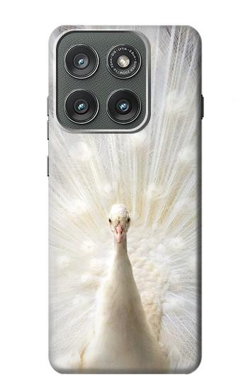 S1980 White Peacock Hülle Schutzhülle Taschen für Motorola Edge (2025)